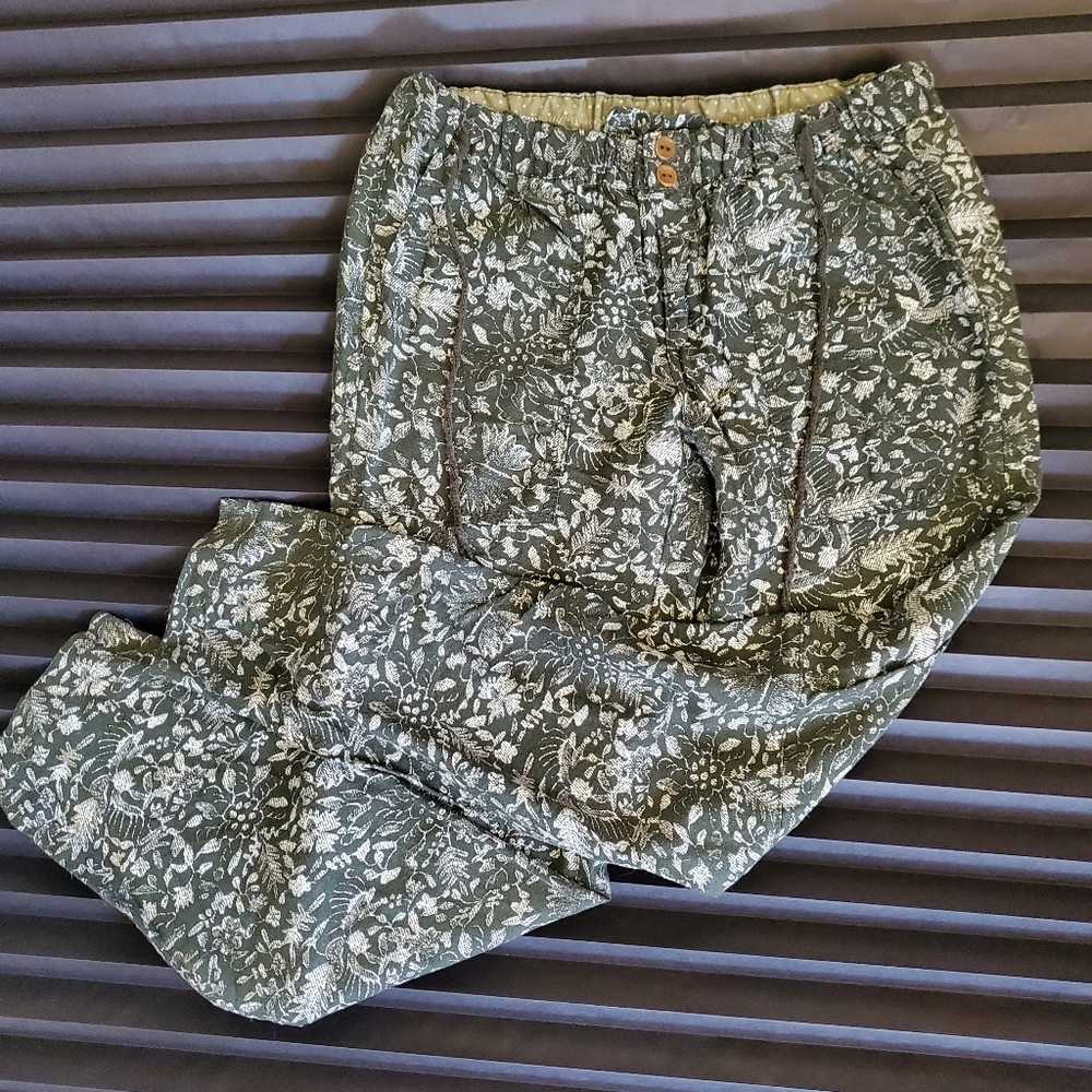 Anthropologie HEI HEI Olive Green Pants